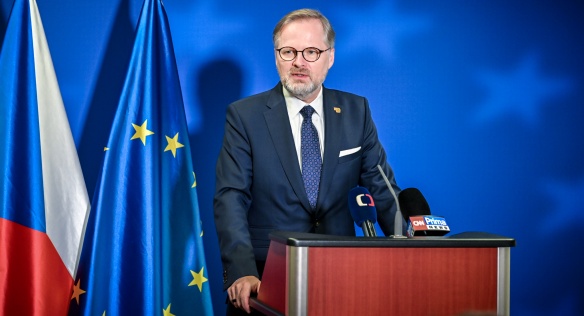 Předseda vlády Petr Fiala se v Bruselu zúčastnil jednání Evropské rady, 30. června 2023.