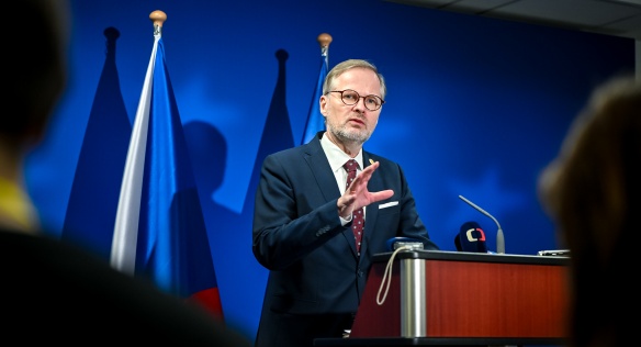 Prime Minister Petr Fiala briefed representatives of the Czech media on the results and proceedings of the extraordinary European Council summit at a press conference on 1 February 2024.