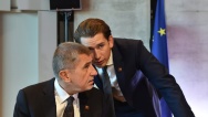 Premier Andrej Babiš discussed migration and Brexit with European statesmen in Salzburg, 20 September 2018.