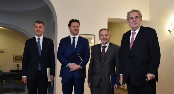 Setkání ústavních činitelů k zahraniční politice na Pražském hradě, 30. ledna 2019.