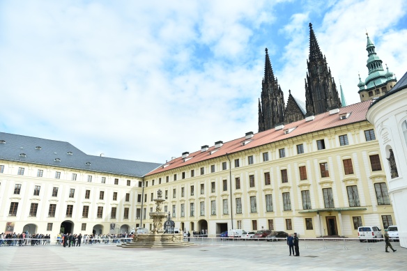Na Pražském hradě se odehraje setkání více než 40 evropských lídrů, 5. října 2022.