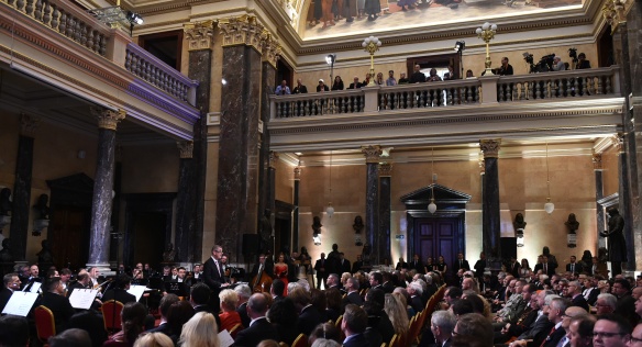 Projev českého premiéra Andreje Babiše u příležitosti slavnostního otevření zrekonstruované budovy Národního muzea, 27. října 2018.