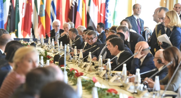 Prime Minister Andrej Babiš attended an international conference on Libya in Palermo, 13 November 2018