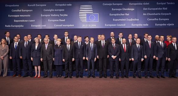 Jednání Evropské rady, 20. - 21. října 2016. Zdroj: The european union.