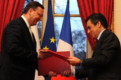 Petr Nečas a Francois Fillon podepsali plán spolupráce obou zemí