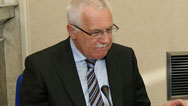 prezident Václav Klaus na ÚVČR