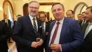 Premiér Petr Fiala se setkal se zástupci diplomatických misí v ČR 
