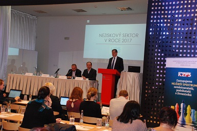 Ministr Dienstbier na konferenci Neziskový sektor - Novinky v roce 2017