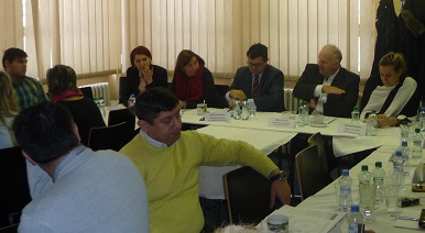Setkání ministra Chvojky, zástupců Agentury a členů Monitorovacího výboru s představiteli místních organizací sociálních služeb v Mostě