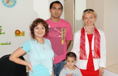 Monika Šimůnková podpořila návštěvou rodiče paterčat, Milovice 12. srpna 2013