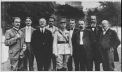 Milan Rastislav Štefánik s představiteli českých a slovenských krajanů ve Spojených státech amerických, jaro 1918.