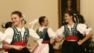 Vystoupení slovenského folklórního sdružení Limbora